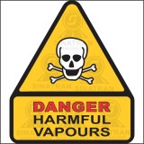  Danger - Harmful vapours 